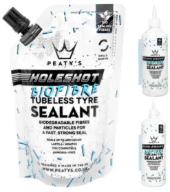 Peaty's Holeshot BioFibre Tubeless Tyre Sealant