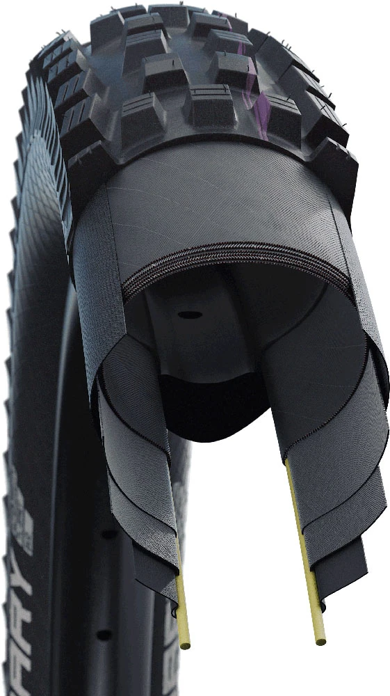 Schwalbe Big Betty Evo Super Downhill 27,5x2,40" Addix Ultra Soft E-50 Pneus Pliants – Image 2