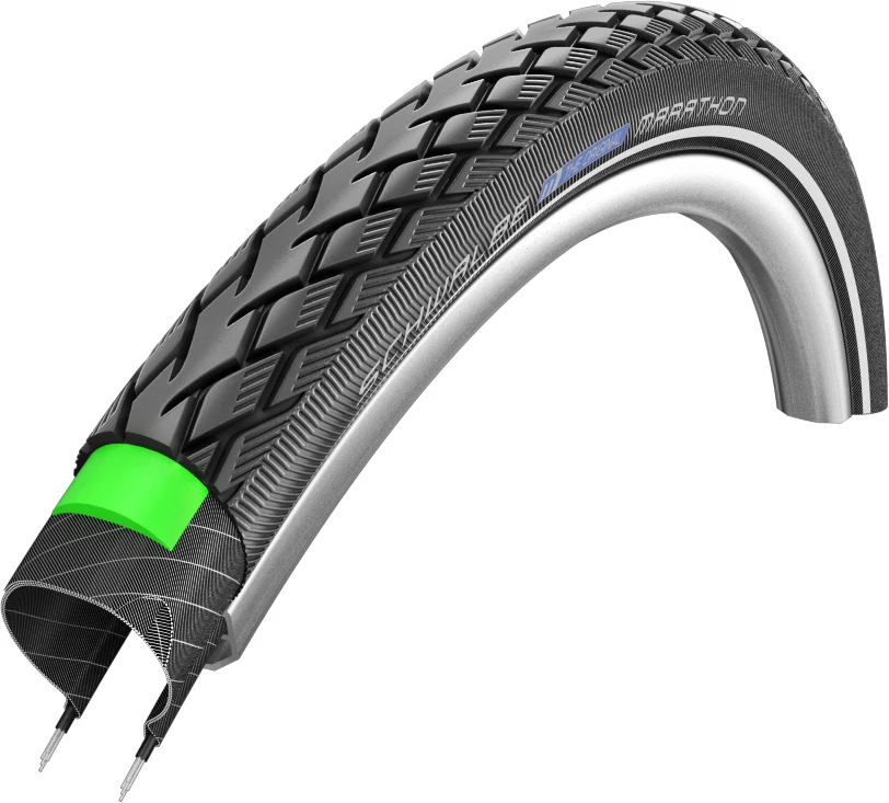 Schwalbe Marathon 28" 23-622 Reflex Green Guard SG Pneu à Fil