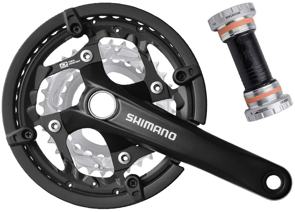 Shimano FC-T551 Manivelle 3x10 Vitesses 44/32/24