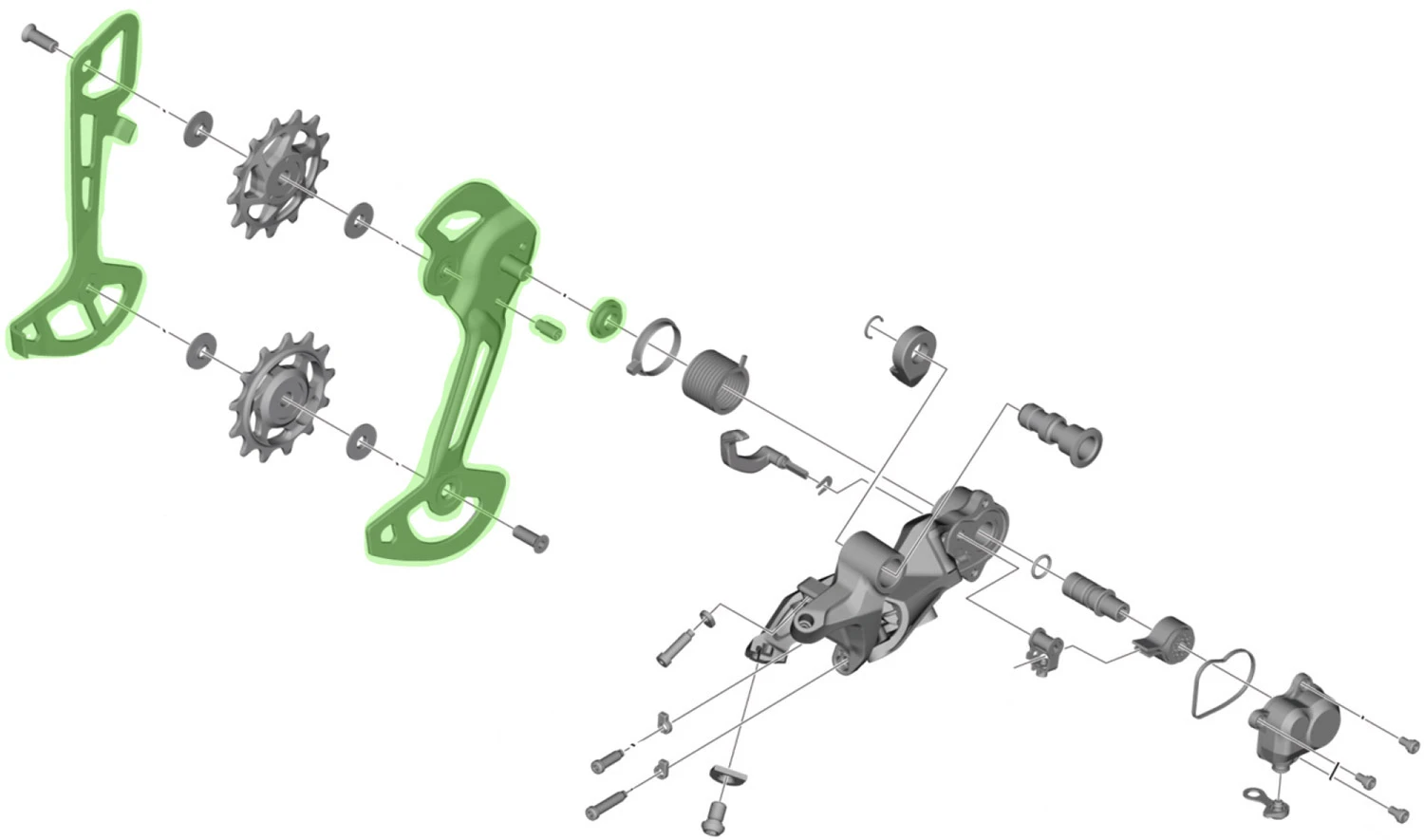 Shimano Guide-chaîne Pour RD-M7100 SGS – Image 4