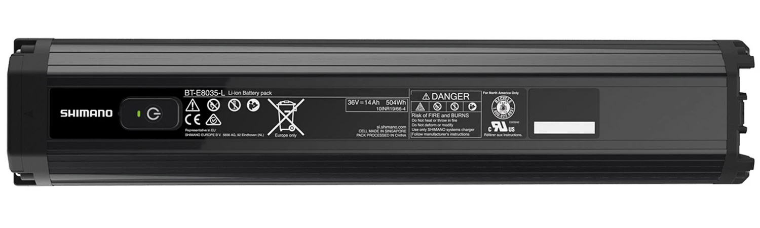 Shimano Batterie STEPS BT-E8035-L 504Wh Intégrée – Image 2