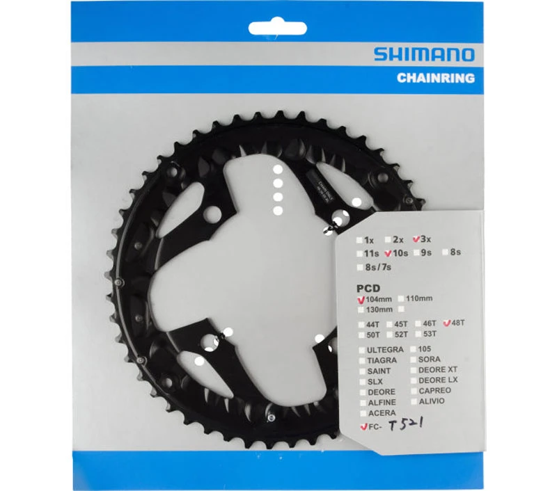 Shimano Plateau Pour FC-T521 48/36/26T – Image 3
