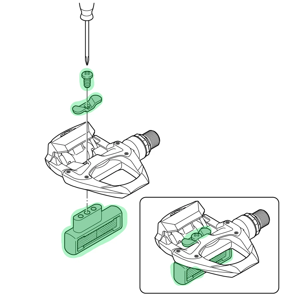 Shimano SM-PD63 Kit De Réflecteurs – Image 2