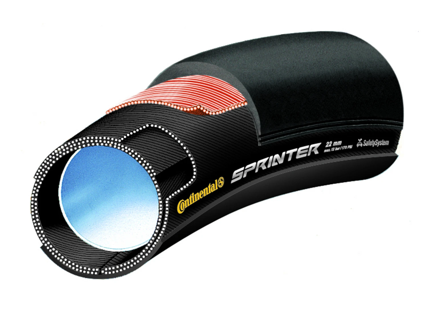 Continental Pneu Boyau Sprinter 22-622 – Image 3