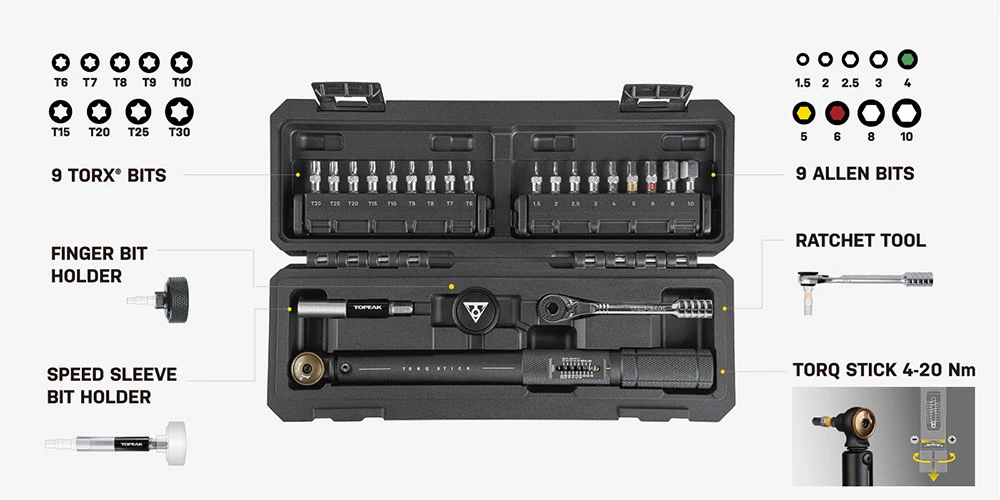 Topeak Clé Dynamométrique Torq Stick Pro 4-20 Nm – Image 5