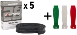Vittoria Standard 60mm SV 5er Set + Démonte-pneu (3 Pièces)